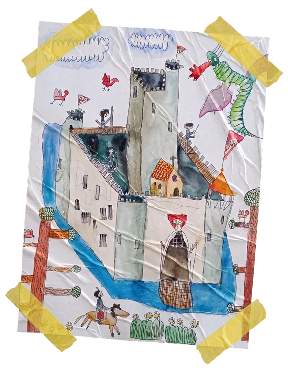 Dessin d’élève — château